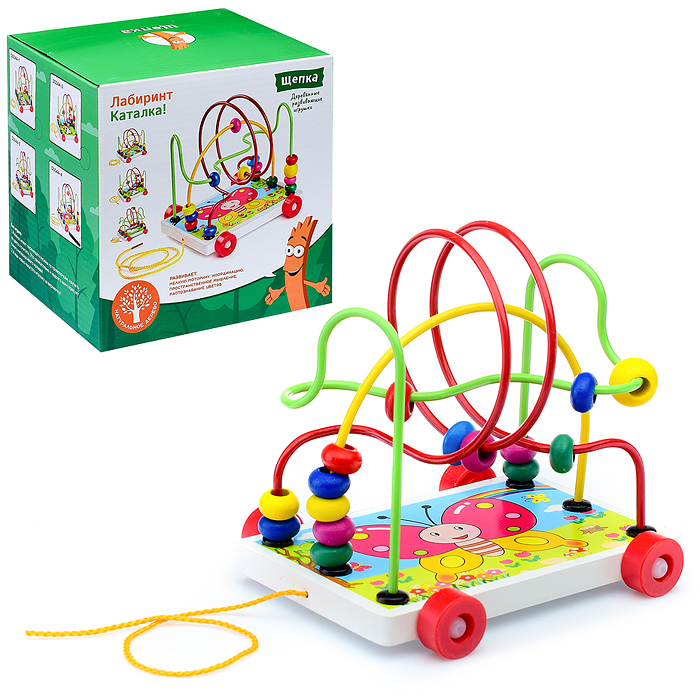 Лабиринт-каталка D0044-4 "Красивая бабочка" вид 4