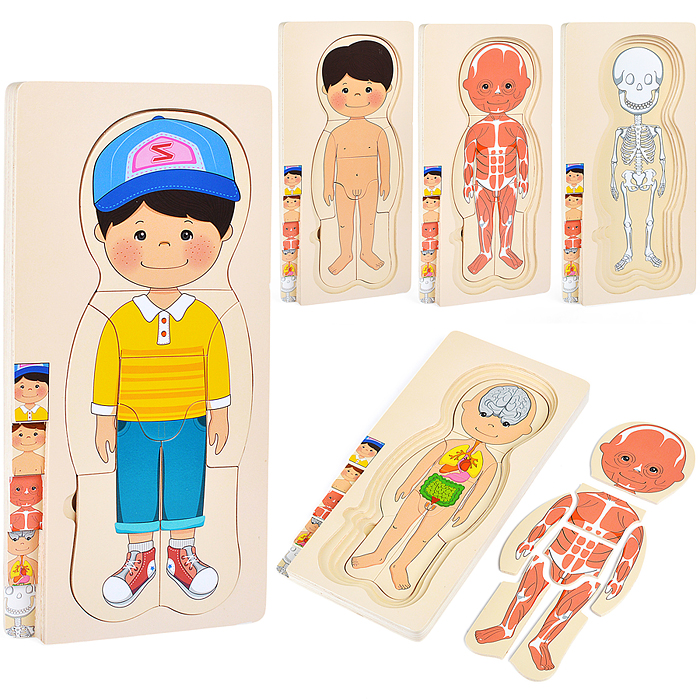 Пазл-вкладыш D2037 "Мальчишка"