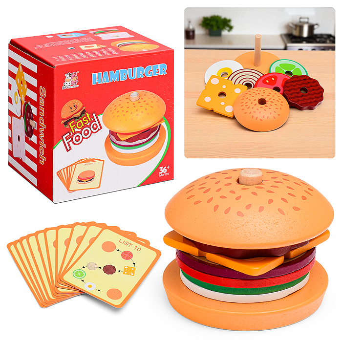 Игра развивающая D2056 "Гамбургер"