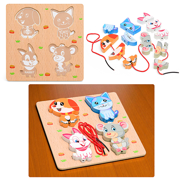 Пазл-вкладыш D2085 "Малыши"