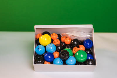 Демонстрационный набор для составления объемных моделей молекул