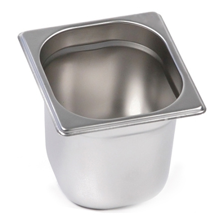 Гастроемкость Roal GN 1/6-200 (176х162х200мм), нерж. 0,6 мм